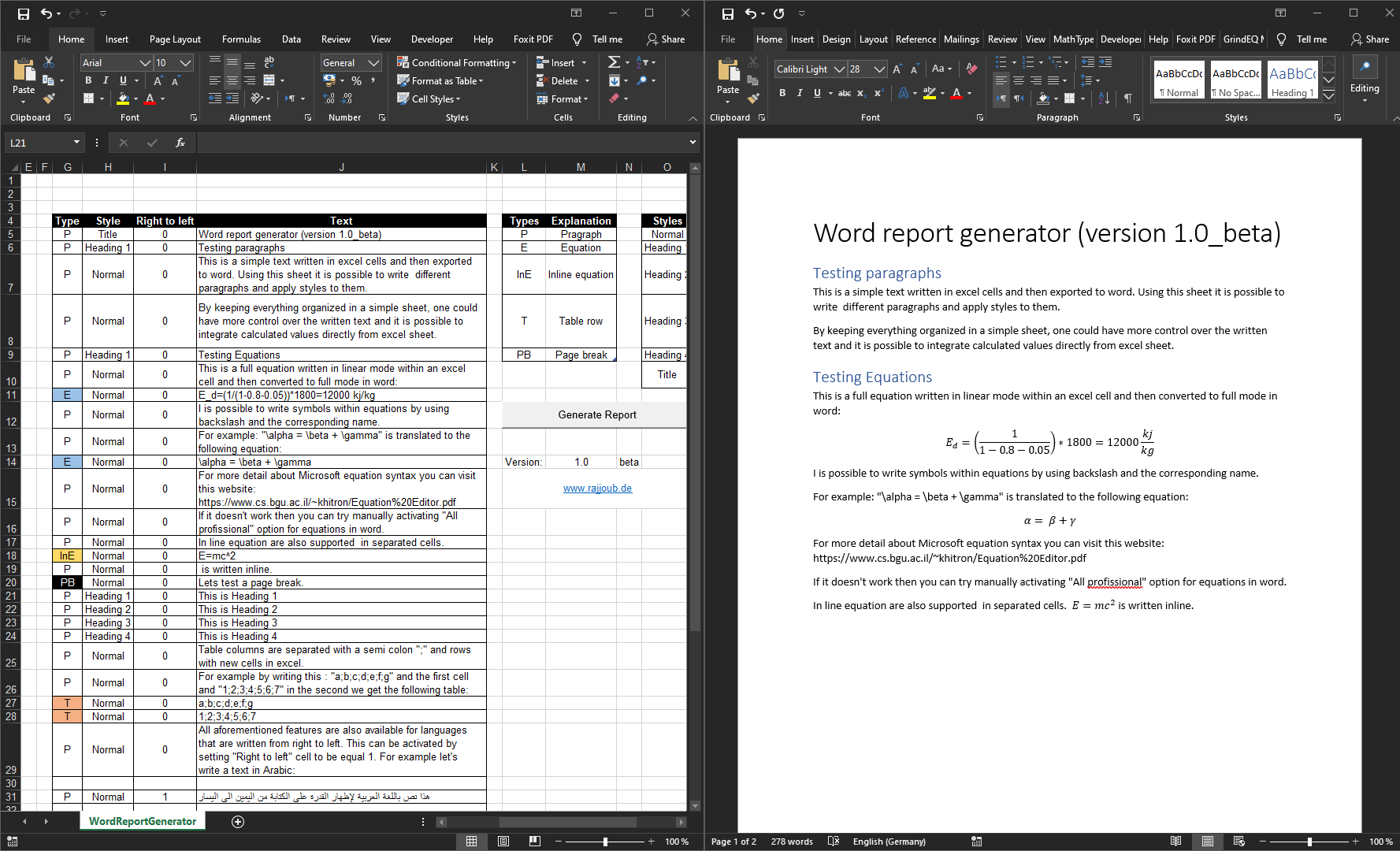 excel-to-word-report-generator-basem-rajjoub